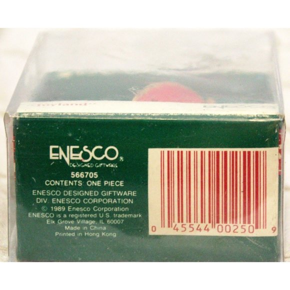 VTG 1989 Enesco Toyland Small Wonder Miniature Ornament Bear Spinning Top 566705 - Picture 6 of 15